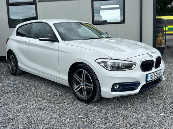 BMW 1-Series Hatchback, Diesel, 2015, White
