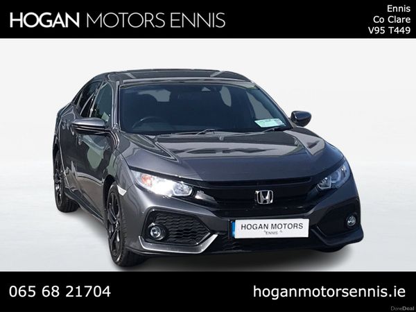 Honda Civic Hatchback, Petrol, 2018, Grey