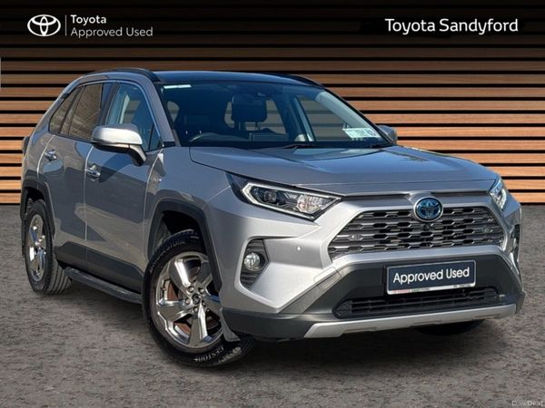 Toyota RAV4 SUV, Petrol Hybrid, 2021, Silver