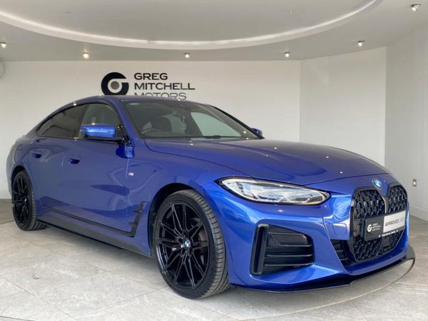 BMW 4-Series Hatchback, Diesel Hybrid, 2023, Blue