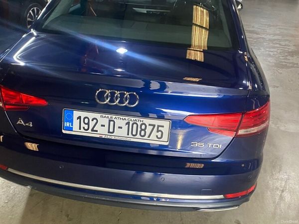 Audi A4 Saloon, Diesel, 2019, Blue