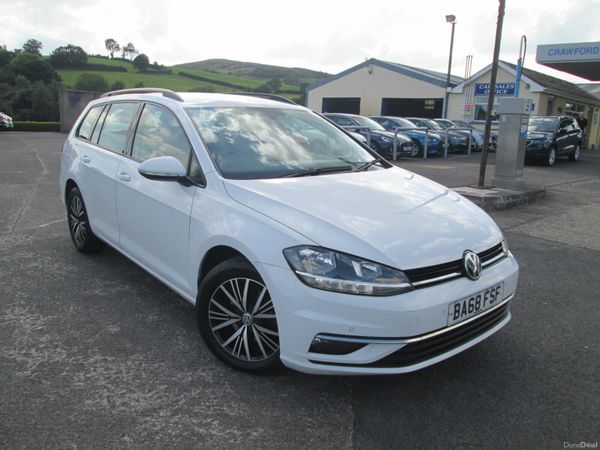 Volkswagen Golf Estate, Diesel, 2019, White