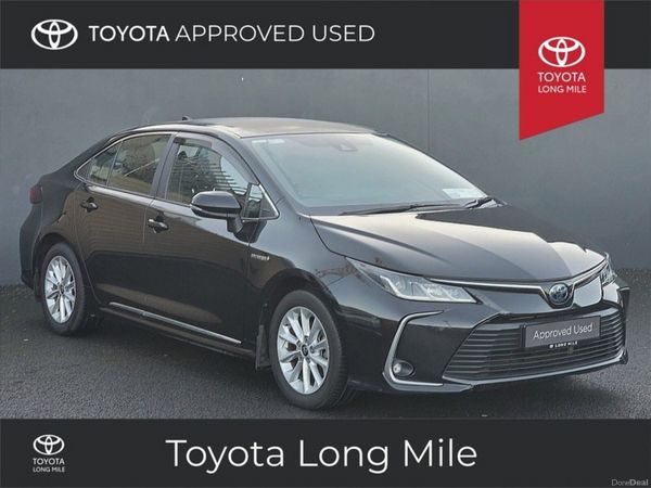 Toyota Corolla Saloon, Petrol Hybrid, 2022, Black