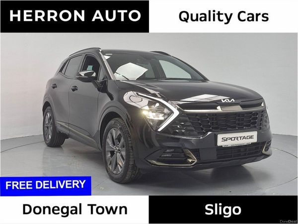 Kia Sportage SUV, Petrol Hybrid, 2024, Black
