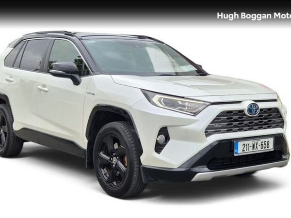 Toyota RAV4 SUV, Petrol Hybrid, 2021, White