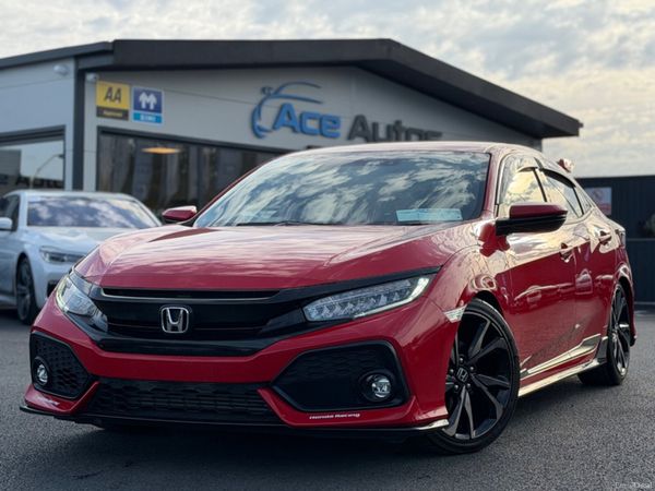 Honda Civic Hatchback, Petrol, 2019, Red