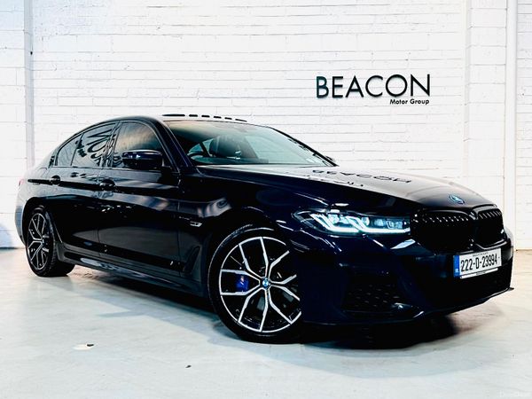 BMW 5-Series Saloon, Petrol Plug-in Hybrid, 2022, Black
