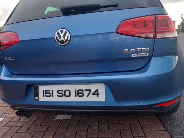 Volkswagen Golf Hatchback, Diesel, 2015, Blue