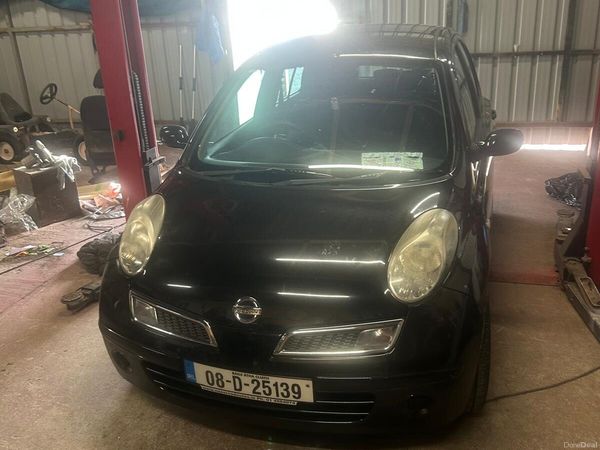 Nissan Micra Hatchback, Petrol, 2008, Black