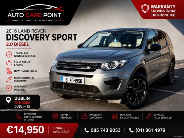 Land Rover Discovery Sport SUV, Diesel, 2016, Grey