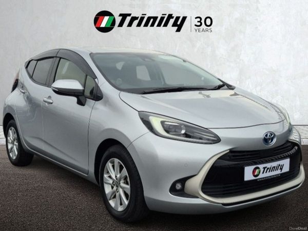 Toyota Aqua Hatchback, Petrol Hybrid, 2022, Silver
