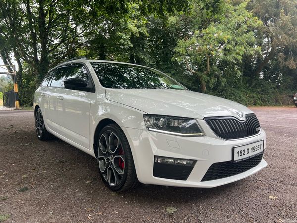 Skoda Octavia Estate, Diesel, 2015, White