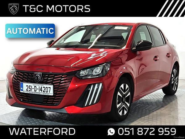 Peugeot 208 Hatchback, Petrol Hybrid, 2025, Red