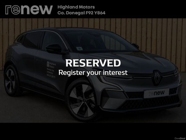 Renault Megane Hatchback, Electric, 2026, Grey