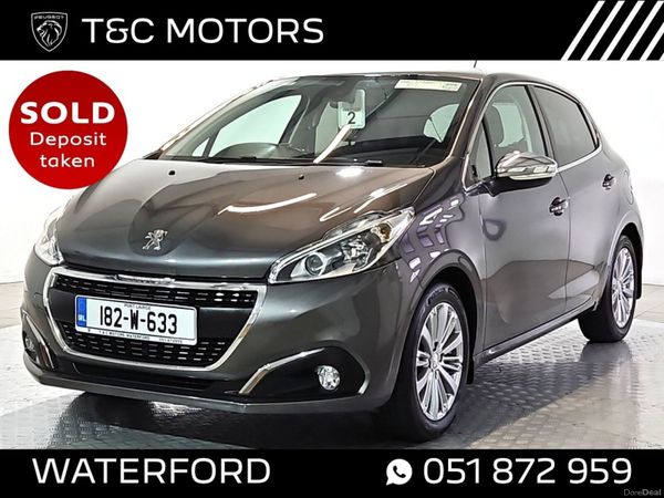 Peugeot 208 Hatchback, Petrol, 2018, Grey