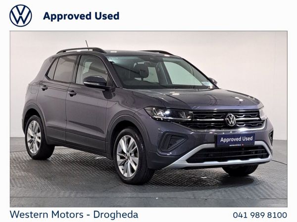 Volkswagen T-Cross SUV, Petrol, 2024, Grey