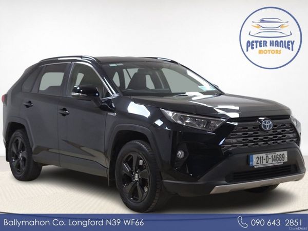 Toyota RAV4 SUV, Petrol Hybrid, 2021, Black