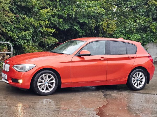 BMW 1-Series Hatchback, Petrol, 2015, Orange