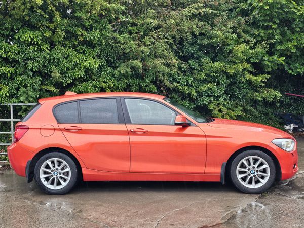 BMW 1-Series Hatchback, Petrol, 2015, Orange