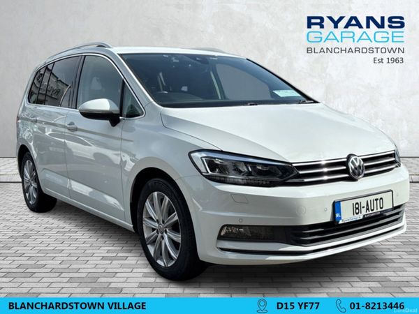 Volkswagen Touran MPV, Petrol, 2018, White