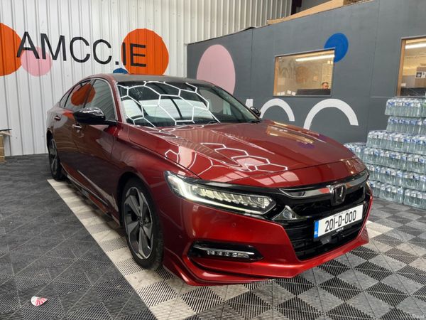 Honda Accord Saloon, Petrol Hybrid, 2020, Red