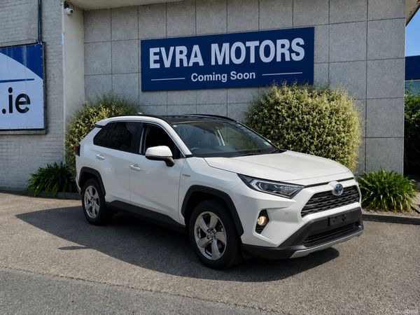 Toyota RAV4 SUV, Petrol Hybrid, 2019, White