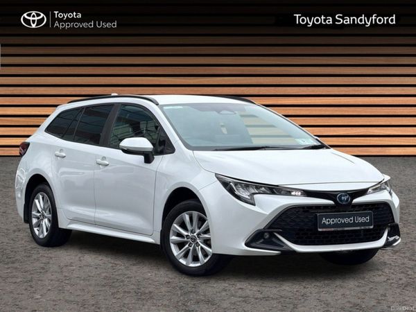 Toyota Corolla Estate, Petrol Hybrid, 2024, White