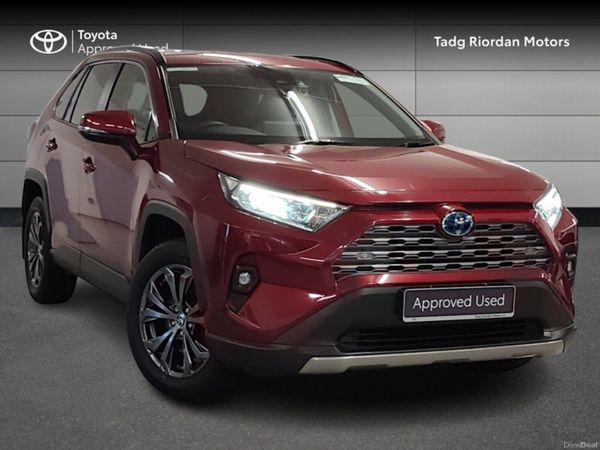 Toyota RAV4 SUV, Petrol Hybrid, 2023, Red