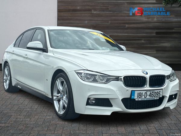 BMW 3-Series Saloon, Petrol Plug-in Hybrid, 2018, White