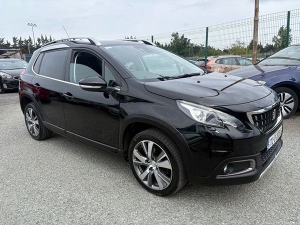 Peugeot 2008 Hatchback, Petrol, 2017, Black