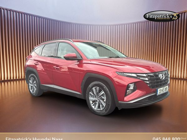 Hyundai Tucson SUV, Petrol Hybrid, 2023, Red