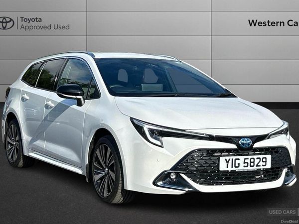 Toyota Corolla Estate, Petrol Hybrid, 2026, White