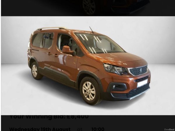 Peugeot Rifter MPV, Diesel, 2021, Brown