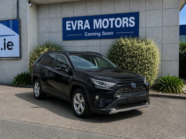 Toyota RAV4 SUV, Petrol Hybrid, 2021, Black