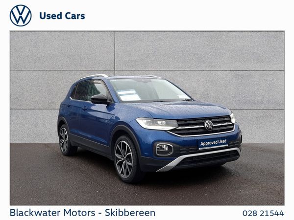 Volkswagen T-Cross SUV, Petrol, 2021, Blue