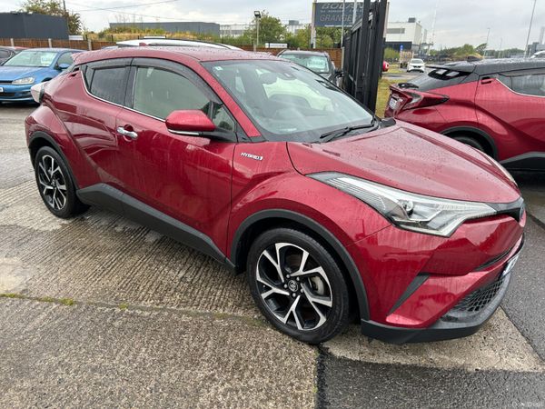 Toyota C-HR Hatchback, Petrol Hybrid, 2018, Red