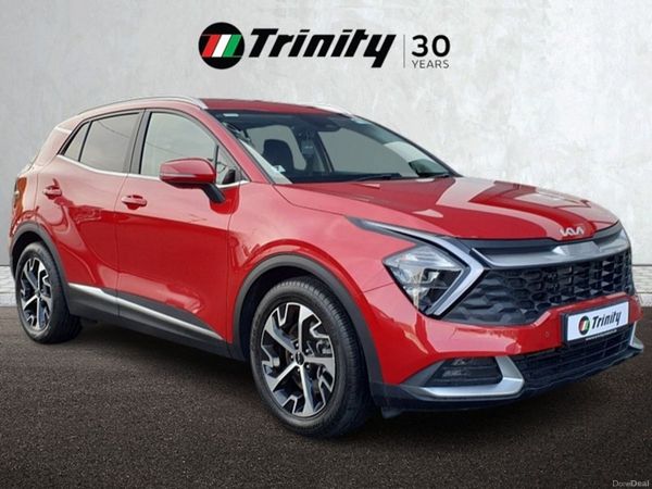 Kia Sportage SUV, Diesel Hybrid, 2024, Red