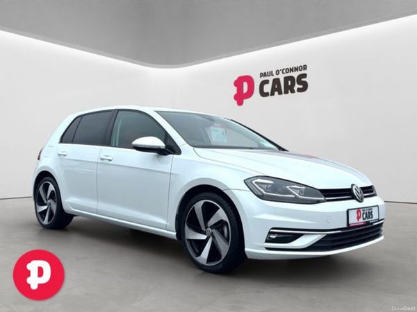 Volkswagen Golf Hatchback, Petrol, 2018, White