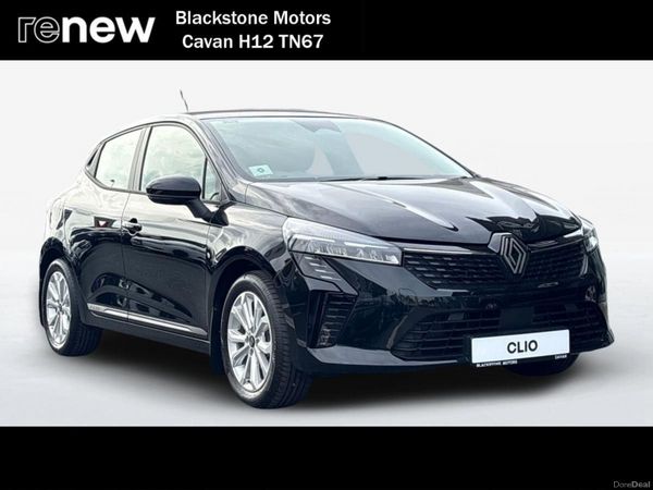 Renault Clio Hatchback, Petrol Hybrid, 2026, Black
