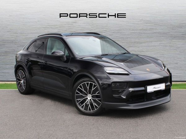 Porsche Macan SUV, Electric, 2026, Black