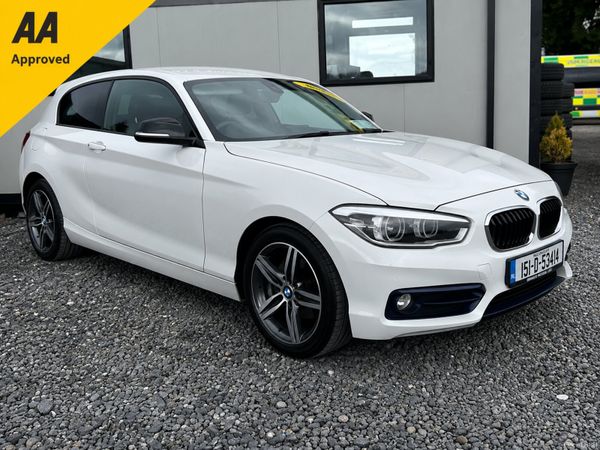BMW 1-Series Hatchback, Diesel, 2015, White