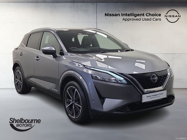 Nissan Qashqai Hatchback, Petrol Hybrid, 2023, Grey