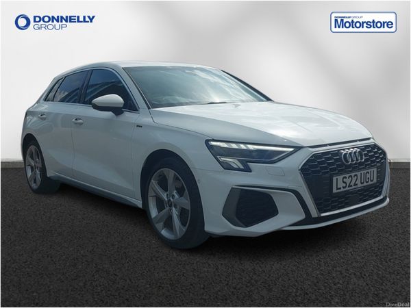 Audi A3 Hatchback, Petrol Hybrid, 2022, White