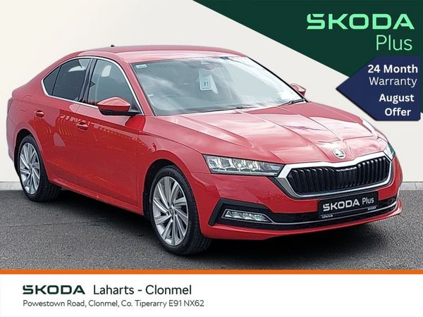 Skoda Octavia Saloon, Petrol, 2023, Red