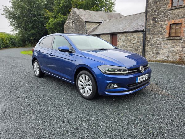 Volkswagen Polo Hatchback, Petrol, 2018, Blue
