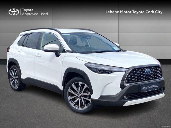 Toyota Corolla Cross SUV, Petrol Hybrid, 2023, White