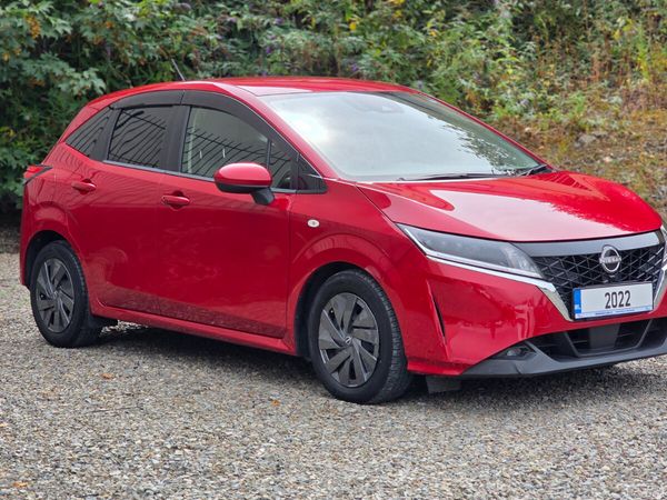 Nissan Note Hatchback, Petrol Hybrid, 2022, Red