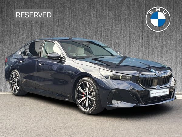 BMW 5-Series Saloon, Petrol Plug-in Hybrid, 2026, Black