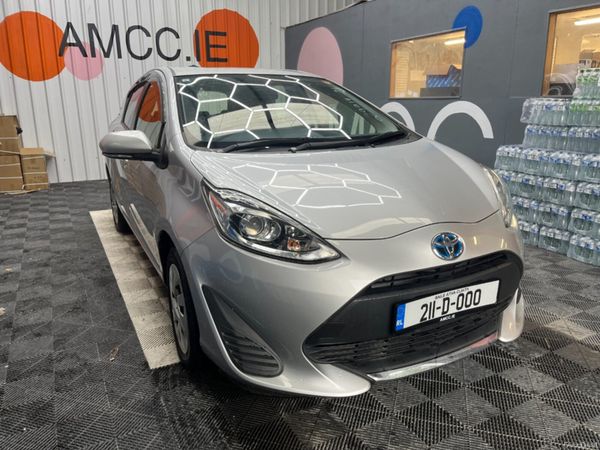 Toyota Aqua Hatchback, Petrol Hybrid, 2021, Silver