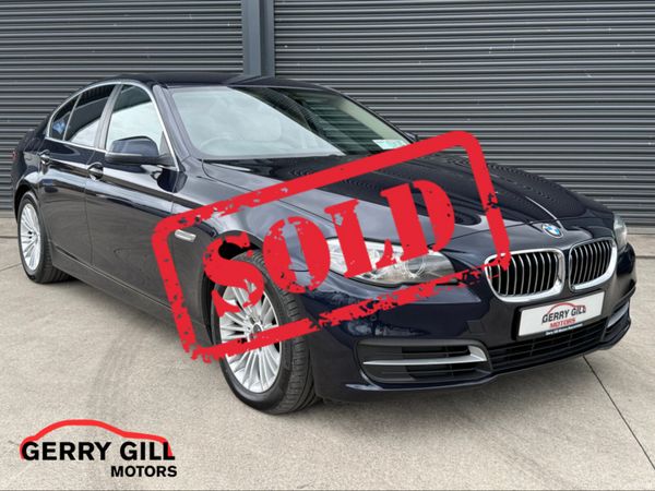 BMW 5-Series Saloon, Diesel, 2016, Blue